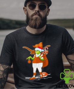 Santa Grinch Texas Longhorns Gift Christmas Shirt