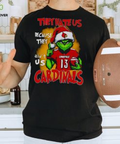 Santa Grinch They Hate Us Because They Ain’t Louisville Cardinals Football Shirt