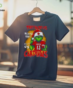 Santa Grinch They Hate Us Because They Ain’t Louisville Cardinals Football Shirt