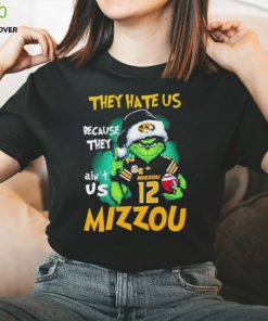 Santa Grinch They Hate Us Because They Ain’t Us Missouri Tigers Football Christmas Shirt