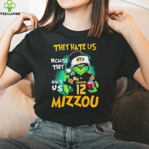 Santa Grinch They Hate Us Because They Ain’t Us Missouri Tigers Football Christmas Shirt