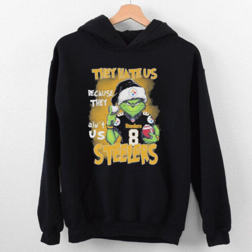 Santa Grinch They Hate Us Steelers Because They Ain’t Us Steelers Shirt