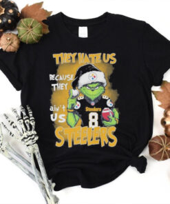 Santa Grinch They Hate Us Steelers Because They Ain’t Us Steelers Shirt