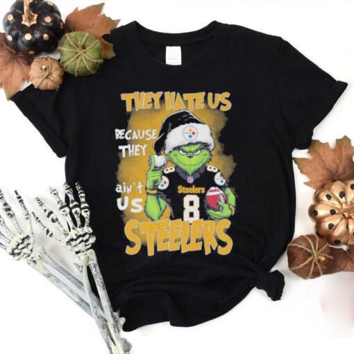 Santa Grinch They Hate Us Steelers Because They Ain’t Us Steelers Shirt