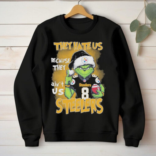 Santa Grinch They Hate Us Steelers Because They Ain’t Us Steelers Shirt