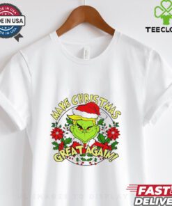 Santa Grinch Trump Greench 2024 Make Christmas Great again shirt
