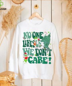 Santa Grinch and Eagles No One Likes Us We Dont Care Shirt