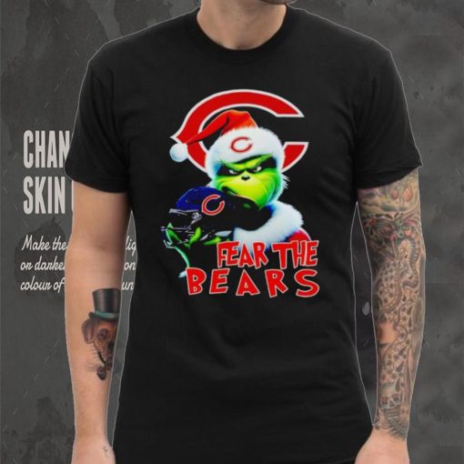 Santa Grinch fear the Chicago Bears NFL shirt
