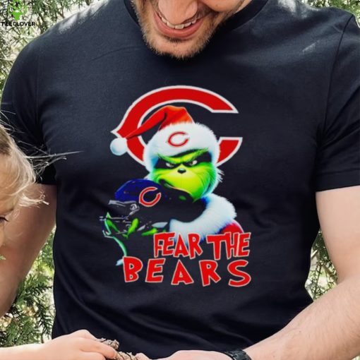 Santa Grinch fear the Chicago Bears NFL shirt