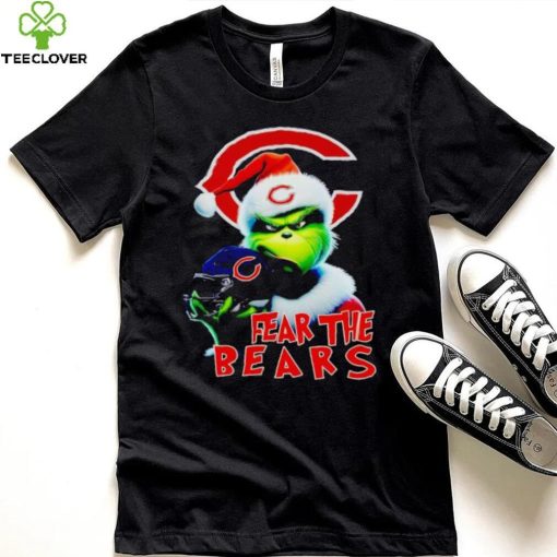 Santa Grinch fear the Chicago Bears NFL shirt