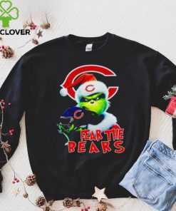 Santa Grinch fear the Chicago Bears NFL shirt