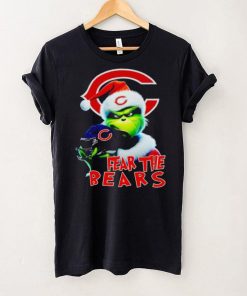 Santa Grinch fear the Chicago Bears NFL shirt