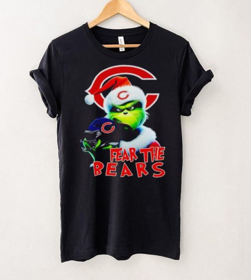 Santa Grinch fear the Chicago Bears NFL shirt