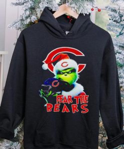 Santa Grinch fear the Chicago Bears NFL shirt