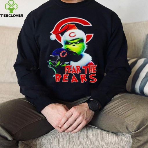 Santa Grinch fear the Chicago Bears NFL shirt
