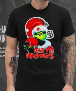 Santa Grinch fear the Cleveland Browns NFL shirt