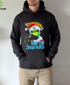 Santa Grinch fear the Jacksonville Jaguars NFL hoodie, sweater, longsleeve, shirt v-neck, t-shirt