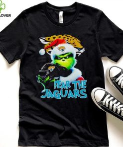 Santa Grinch fear the Jacksonville Jaguars NFL hoodie, sweater, longsleeve, shirt v-neck, t-shirt