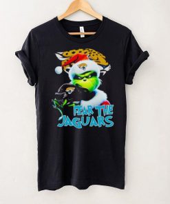 Santa Grinch fear the Jacksonville Jaguars NFL hoodie, sweater, longsleeve, shirt v-neck, t-shirt