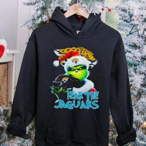 Santa Grinch fear the Jacksonville Jaguars NFL hoodie, sweater, longsleeve, shirt v-neck, t-shirt