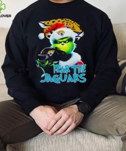 Santa Grinch fear the Jacksonville Jaguars NFL hoodie, sweater, longsleeve, shirt v-neck, t-shirt