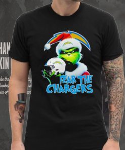 Santa Grinch fear the Los Angeles Chargers NFL shirt