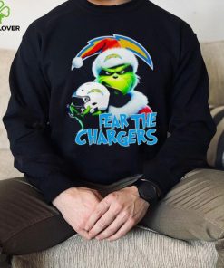 Santa Grinch fear the Los Angeles Chargers NFL hoodie, sweater, longsleeve, shirt v-neck, t-shirt