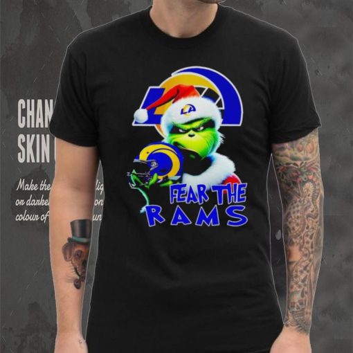 Santa Grinch fear the Los Angeles Rams NFL hoodie, sweater, longsleeve, shirt v-neck, t-shirt