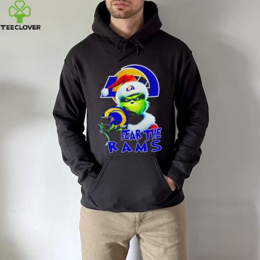 Santa Grinch fear the Los Angeles Rams NFL hoodie, sweater, longsleeve, shirt v-neck, t-shirt