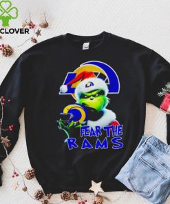 Santa Grinch fear the Los Angeles Rams NFL hoodie, sweater, longsleeve, shirt v-neck, t-shirt