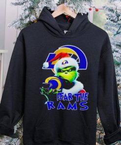 Santa Grinch fear the Los Angeles Rams NFL hoodie, sweater, longsleeve, shirt v-neck, t-shirt