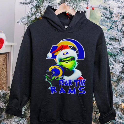 Santa Grinch fear the Los Angeles Rams NFL hoodie, sweater, longsleeve, shirt v-neck, t-shirt