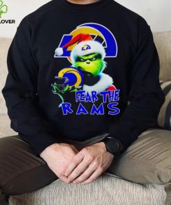 Santa Grinch fear the Los Angeles Rams NFL hoodie, sweater, longsleeve, shirt v-neck, t-shirt