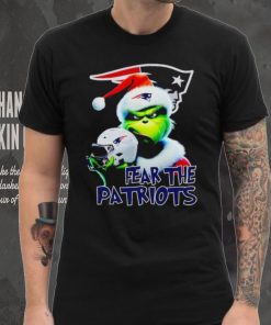 Santa Grinch fear the New England Patriots NFL shirt