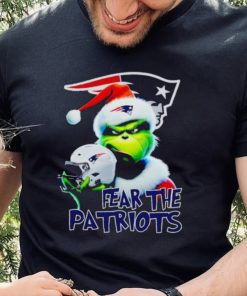 Santa Grinch fear the New England Patriots NFL hoodie, sweater, longsleeve, shirt v-neck, t-shirt