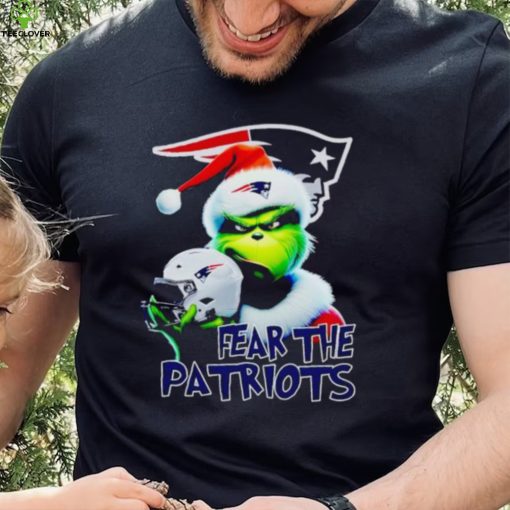 Santa Grinch fear the New England Patriots NFL hoodie, sweater, longsleeve, shirt v-neck, t-shirt