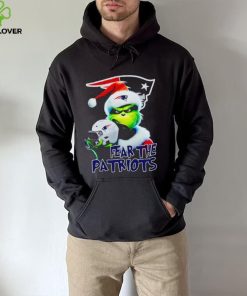 Santa Grinch fear the New England Patriots NFL hoodie, sweater, longsleeve, shirt v-neck, t-shirt