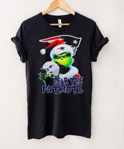 Santa Grinch fear the New England Patriots NFL hoodie, sweater, longsleeve, shirt v-neck, t-shirt