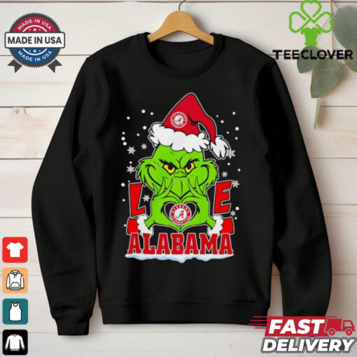 Santa Grinch love Alabama shirt