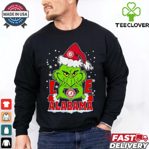 Santa Grinch love Alabama shirt