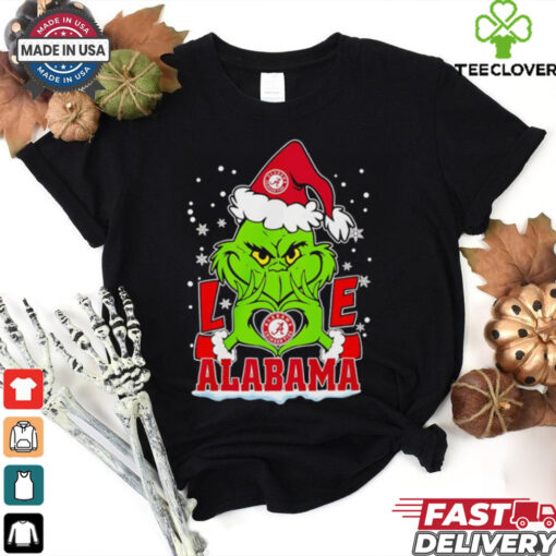 Santa Grinch love Alabama shirt
