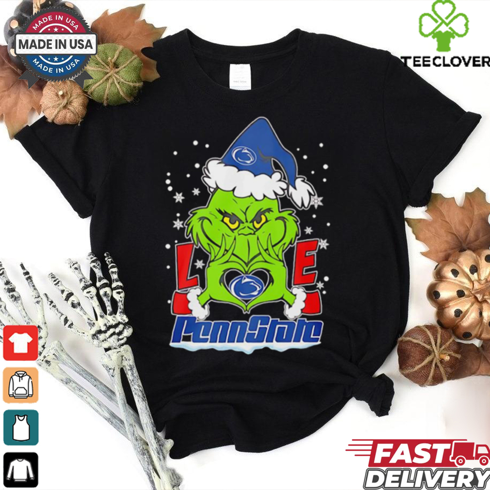 Santa Grinch love Penn State shirt Santa Grinch love Penn State shirt