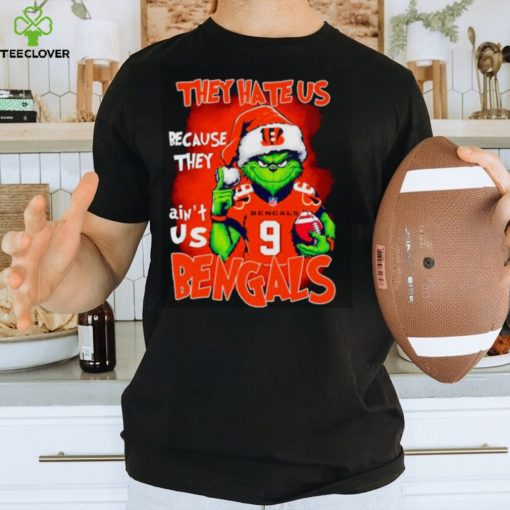 Santa Grinch they hate us because they ain’t us Bengals hoodie, sweater, longsleeve, shirt v-neck, t-shirt