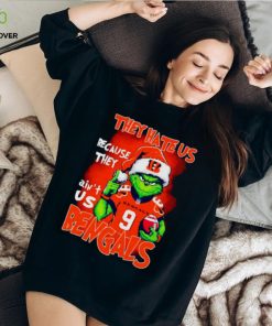 Santa Grinch they hate us because they ain’t us Bengals hoodie, sweater, longsleeve, shirt v-neck, t-shirt