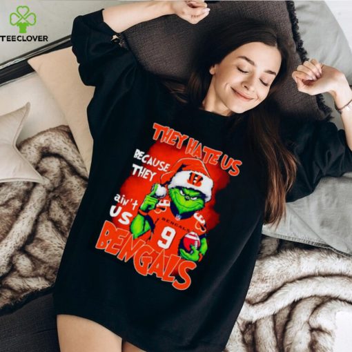 Santa Grinch they hate us because they ain’t us Bengals hoodie, sweater, longsleeve, shirt v-neck, t-shirt