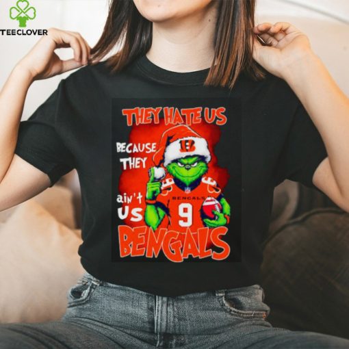 Santa Grinch they hate us because they ain’t us Bengals hoodie, sweater, longsleeve, shirt v-neck, t-shirt