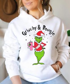 Santa Grinchy And Bougie Pink Tumbler shirt