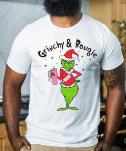 Santa Grinchy And Bougie Pink Tumbler hoodie, sweater, longsleeve, shirt v-neck, t-shirt