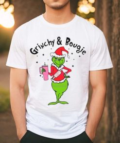 Santa Grinchy And Bougie Pink Tumbler hoodie, sweater, longsleeve, shirt v-neck, t-shirt