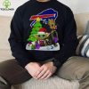 Christmas In July Pink Flamingo Wearing Santa Hat Gift Kids T Shirt